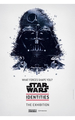 Affiche originale "Darth Vader", l'exposition "Starwars Identities" à la cité du cinéma