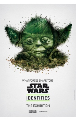 Affiche originale "Yoda", l'exposition "Starwars Identities" à la cité du cinéma