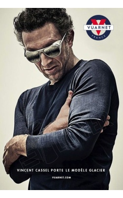 Vuarnet Vincent Cassel porte le modèle Glacier